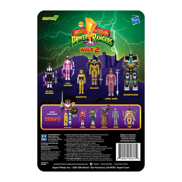 Super7 Power Rangers ReAction Figures- Pink Ranger