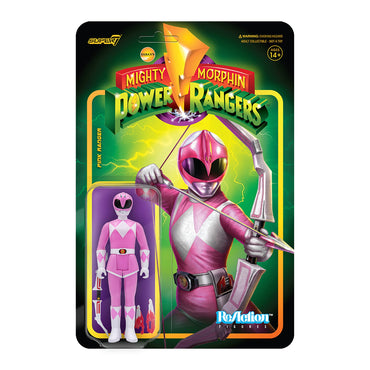 Super7 Power Rangers ReAction Figures- Pink Ranger