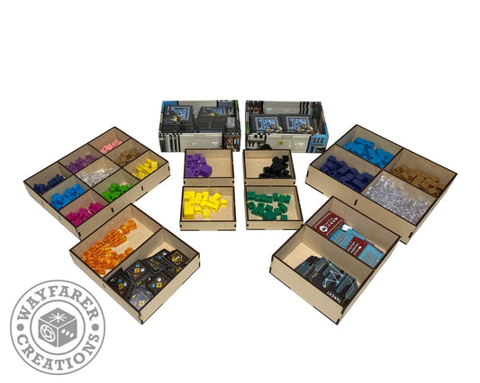 Rolling Heights Board Game Organizer Insert - Nick Nack's Full Frontal Attack