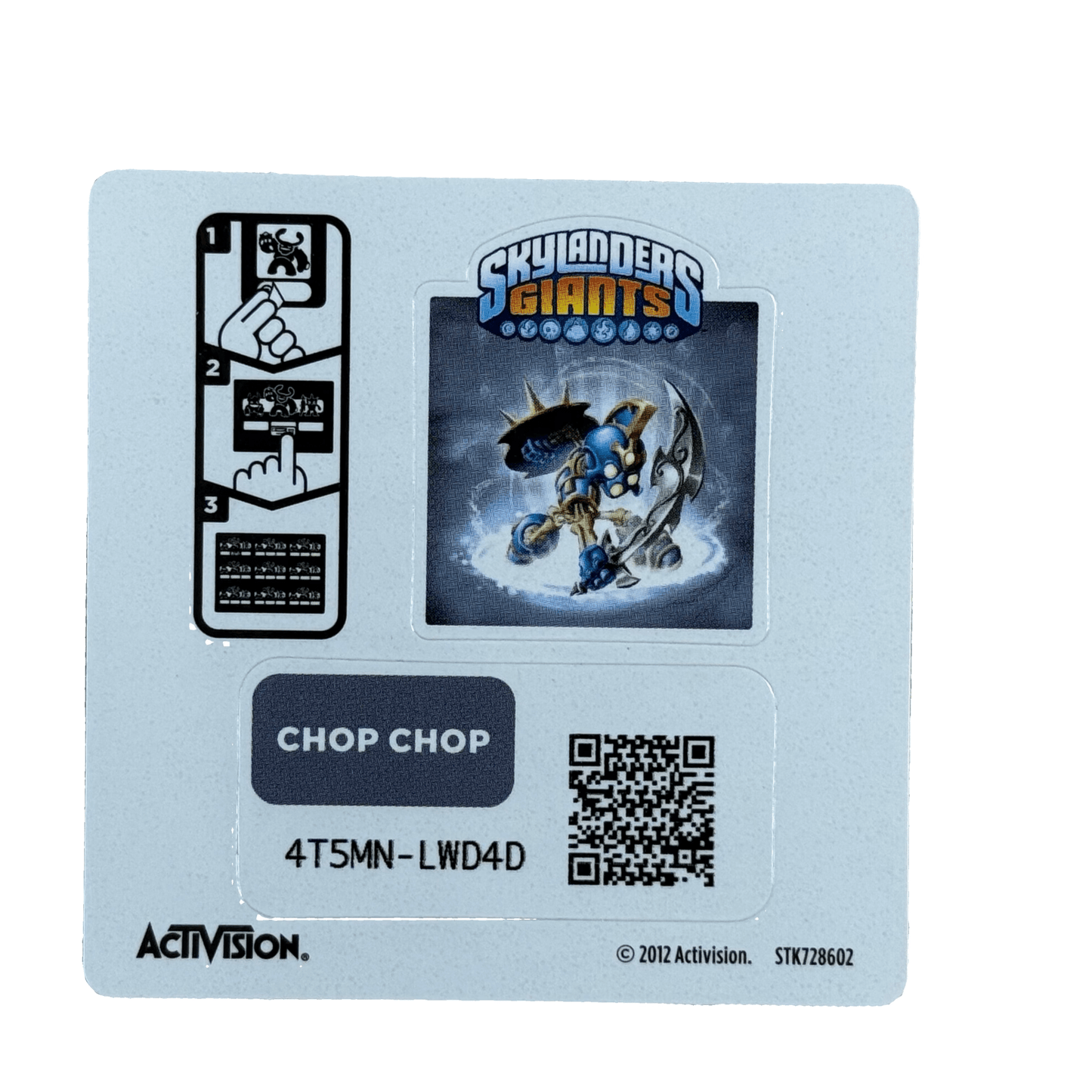 Chop Chop (Series 2) (Sticker Sheet) - Nick Nack's Full Frontal Attack