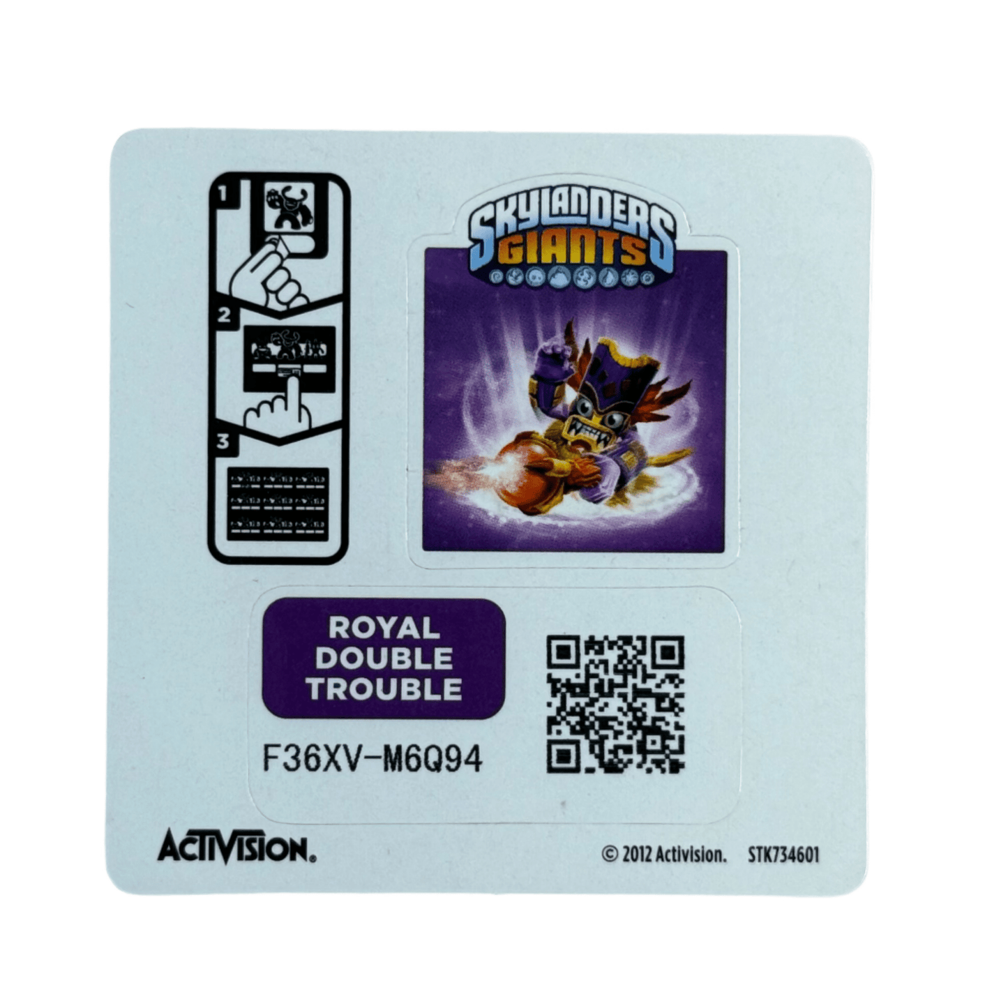 Double Trouble (Royal) (Sticker Sheet) - Nick Nack's Full Frontal Attack