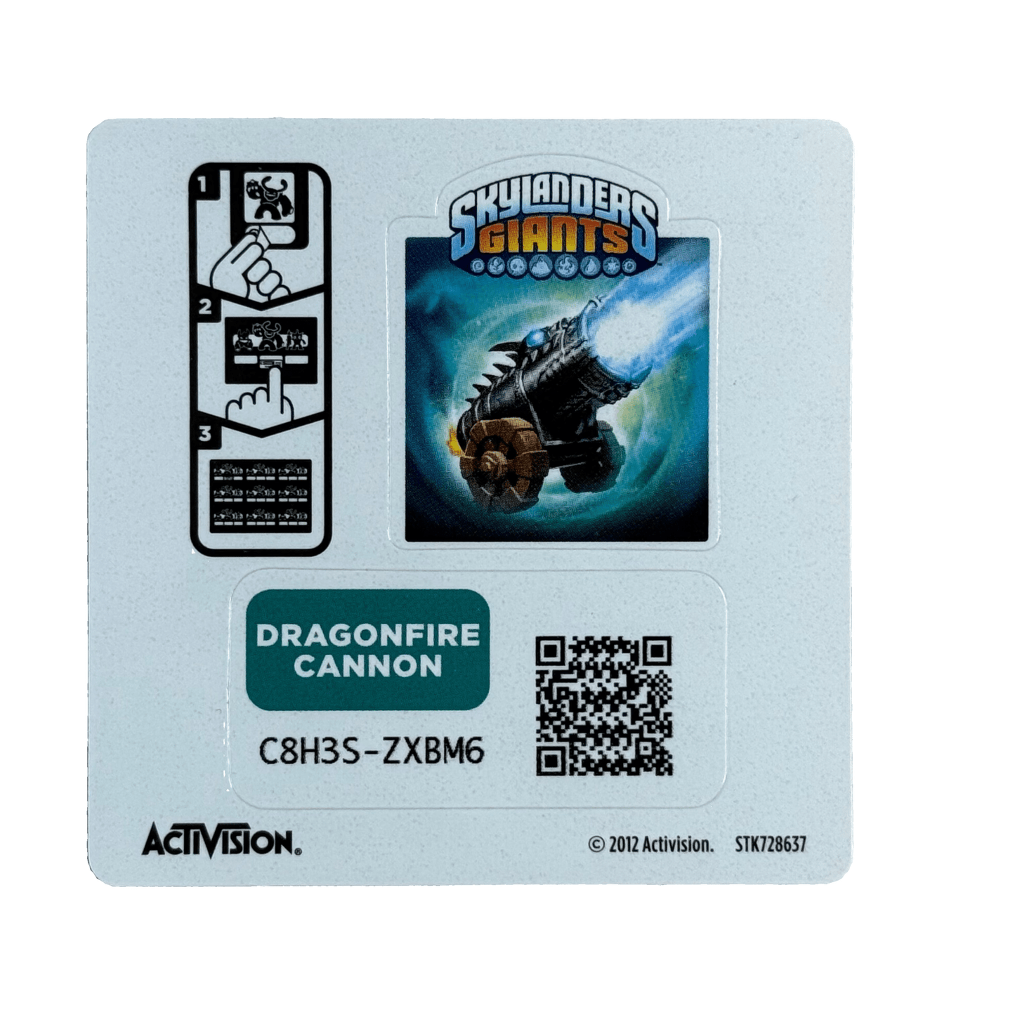 Dragonfire Cannon (Sticker Sheet) - Nick Nack's Full Frontal Attack