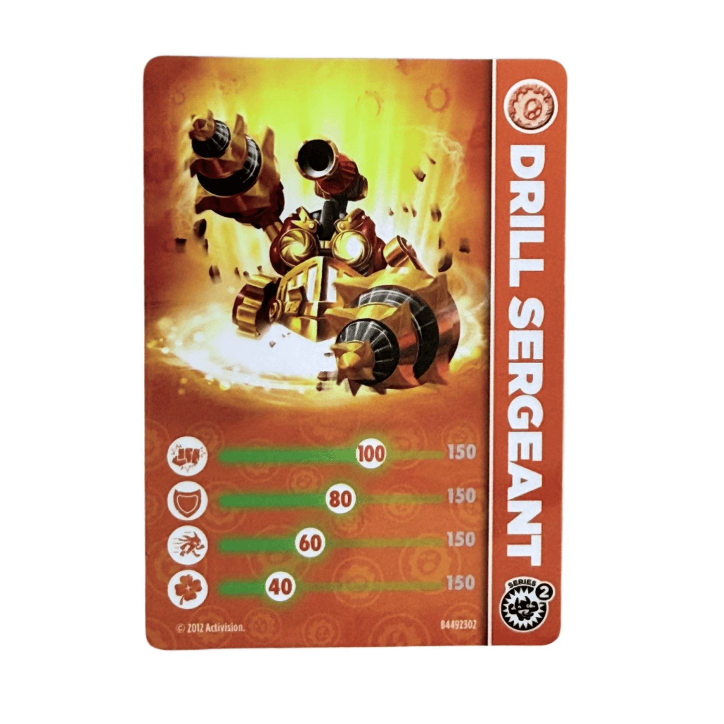 Drill Sergeant (Series 2) (Stat Card) - Nick Nack's Full Frontal Attack