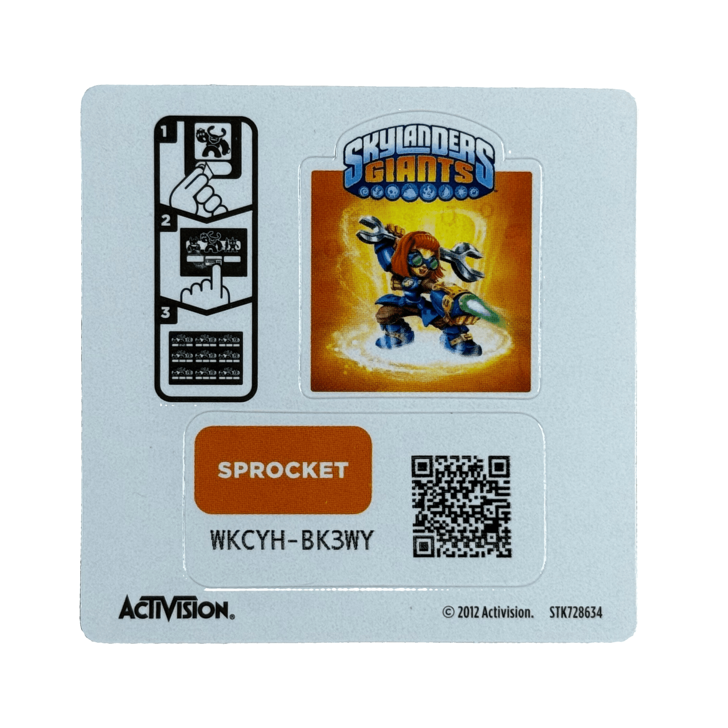 Sprocket (Series 1) (Sticker Sheet) - Nick Nack's Full Frontal Attack