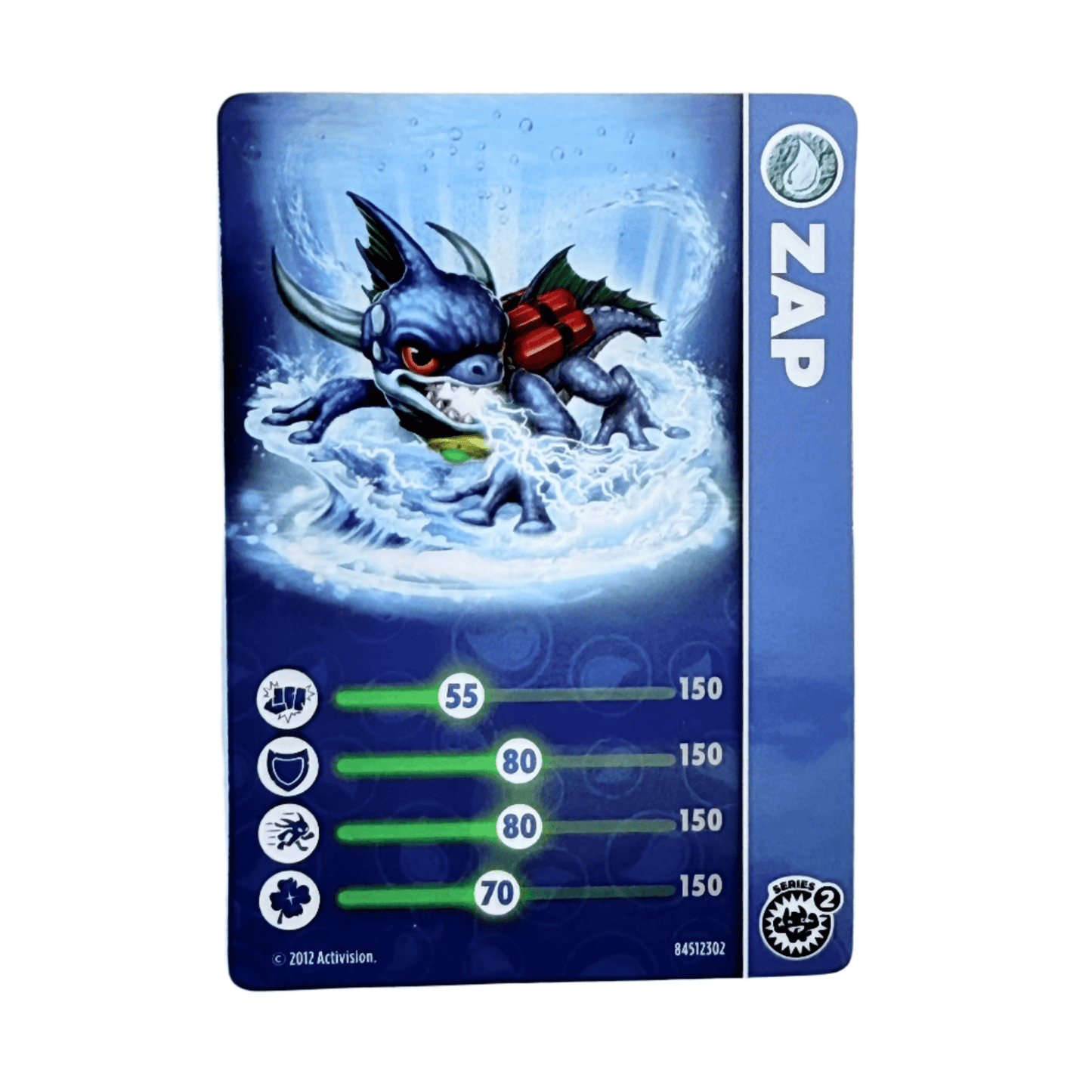 Zap (Series 2) (Stat Card) - Nick Nack's Full Frontal Attack