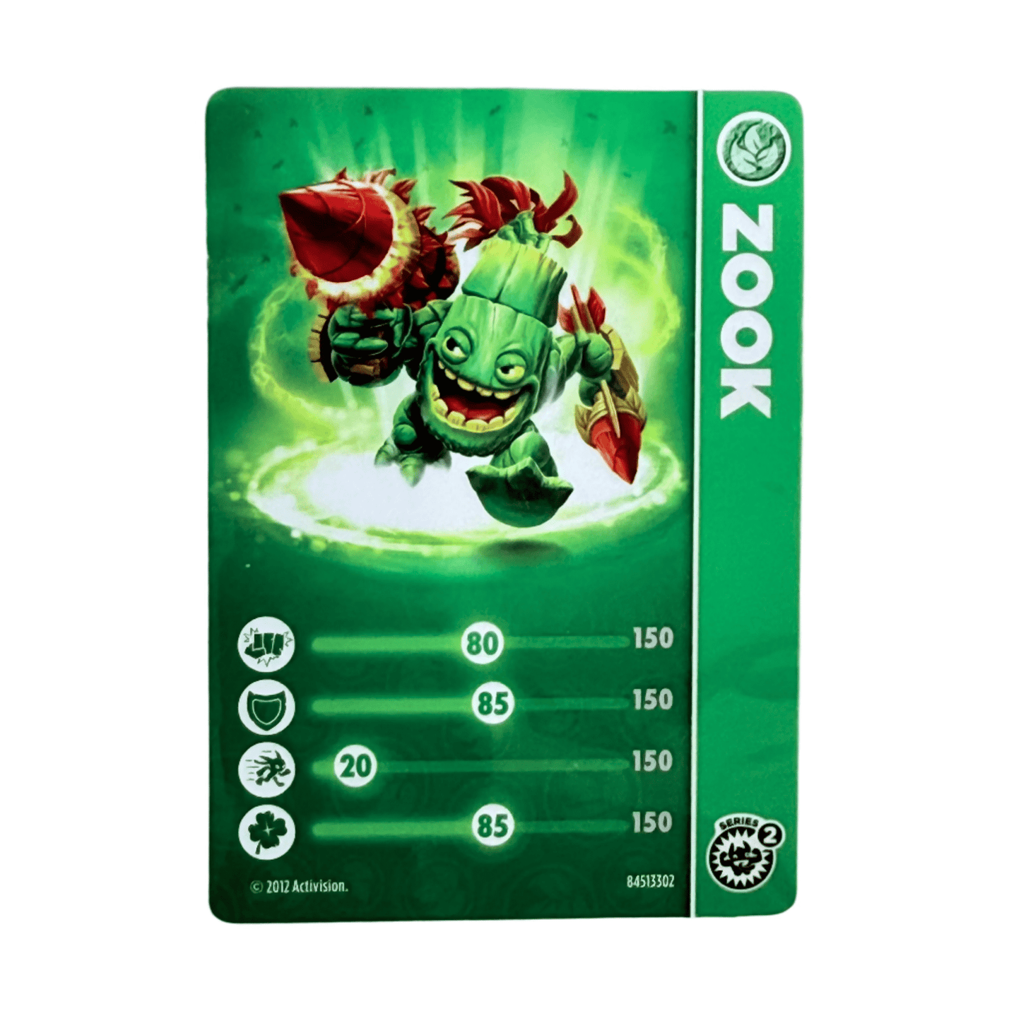 Zook (Series 2) (Stat Card) - Nick Nack's Full Frontal Attack