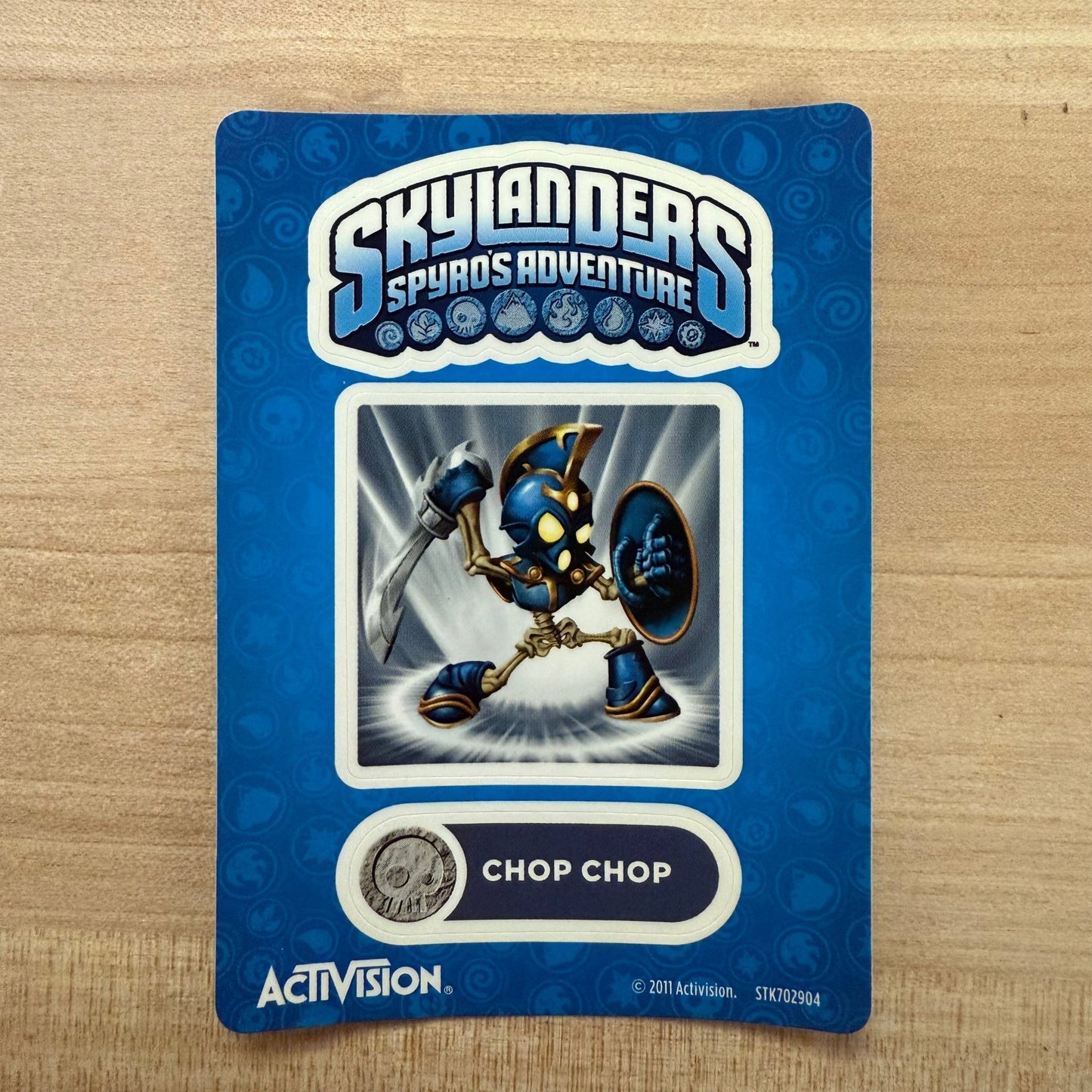 Chop Chop (Series 1) (Sticker Sheet) - Nick Nack's Full Frontal Attack