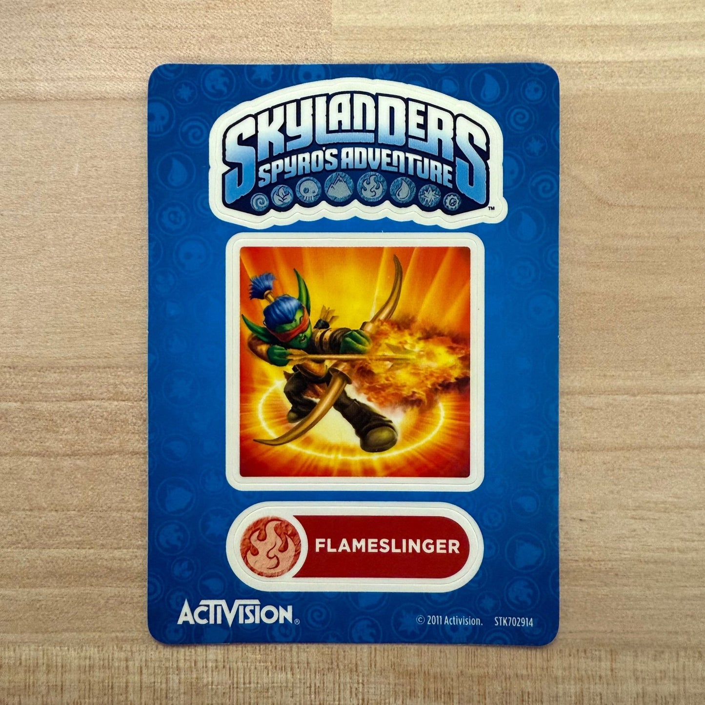Flameslinger (Series 1) (Sticker Sheet) - Nick Nack's Full Frontal Attack