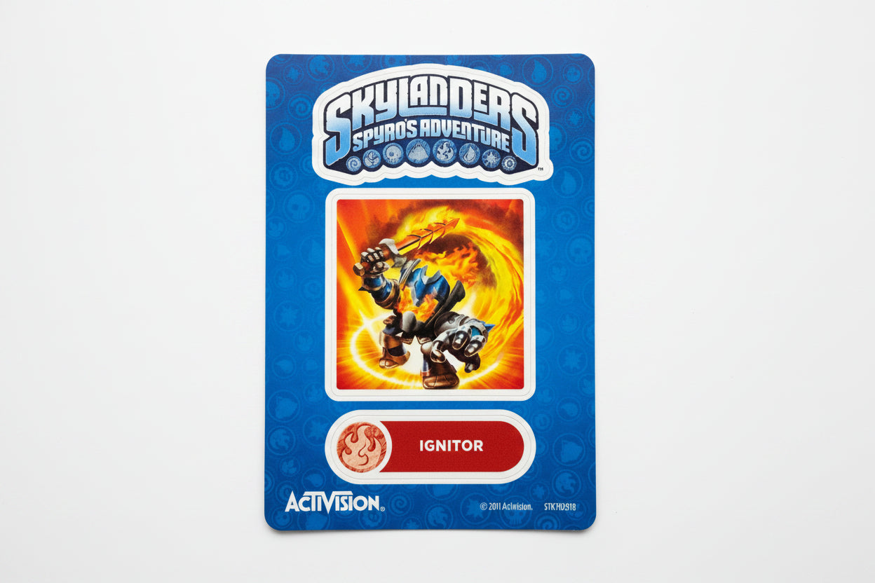 Ignitor (Series 1) (Sticker Sheet) - Nick Nack's Full Frontal Attack