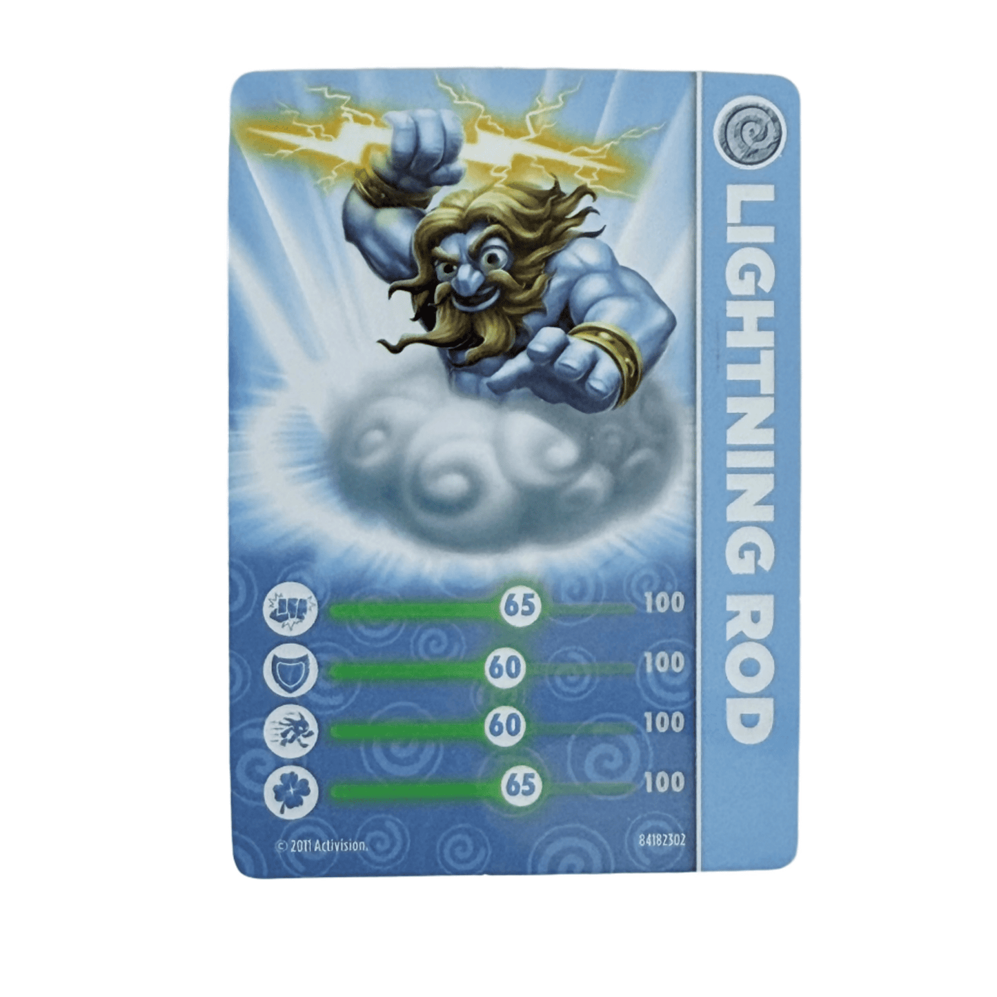 Lightning Rod (Series 1) (Stat Card) - Nick Nack's Full Frontal Attack