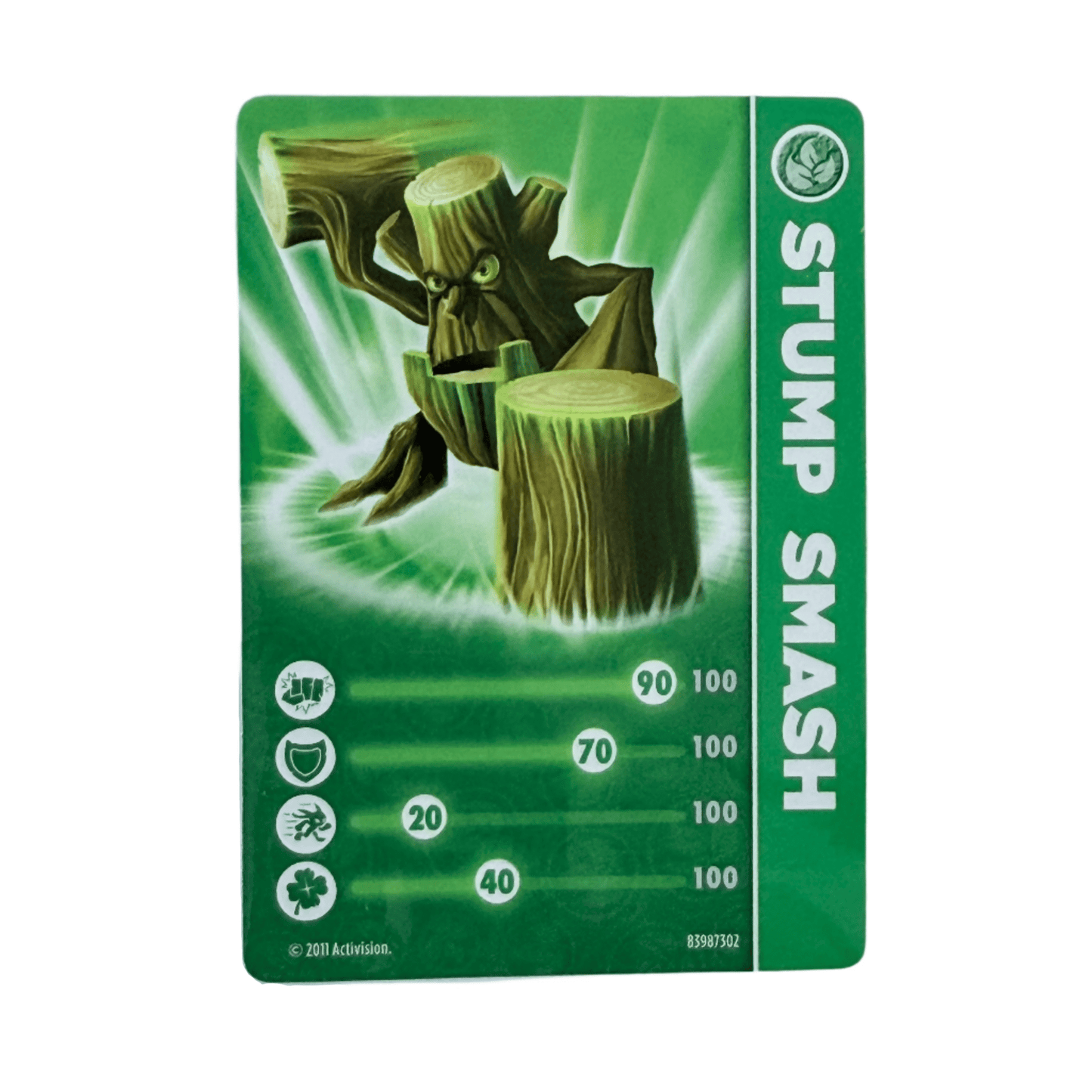 Stump Smash (Series 1) (Stat Card) - Nick Nack's Full Frontal Attack