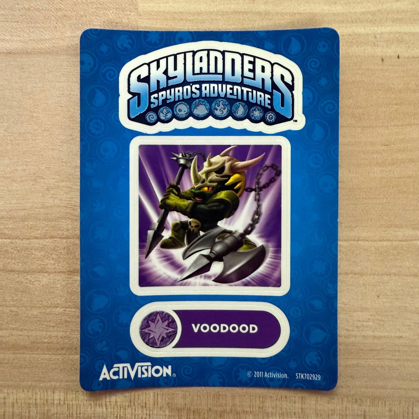 Voodood (Series 1) (Sticker Sheet) - Nick Nack's Full Frontal Attack