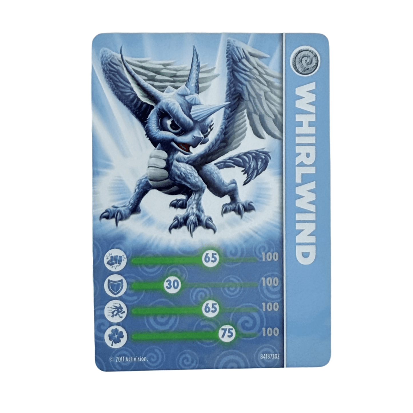 Whirlwind (Series 1) (Stat Card) - Nick Nack's Full Frontal Attack