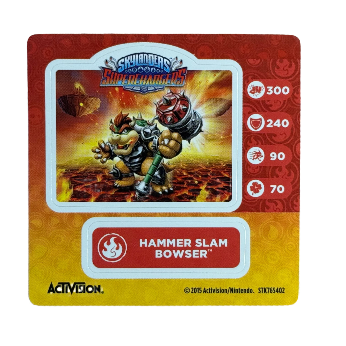 Bowser (Hammer Slam) (Sticker Sheet) - Nick Nack's Full Frontal Attack