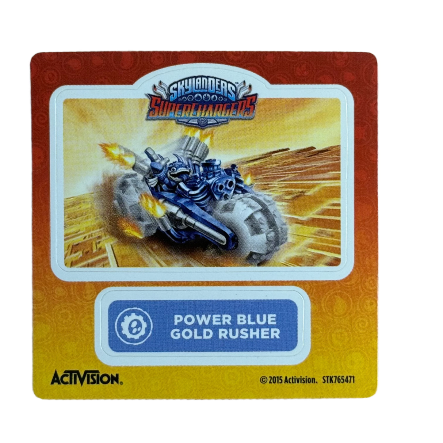 Gold Rusher (Power Blue) (Sticker Sheet) - Nick Nack's Full Frontal Attack