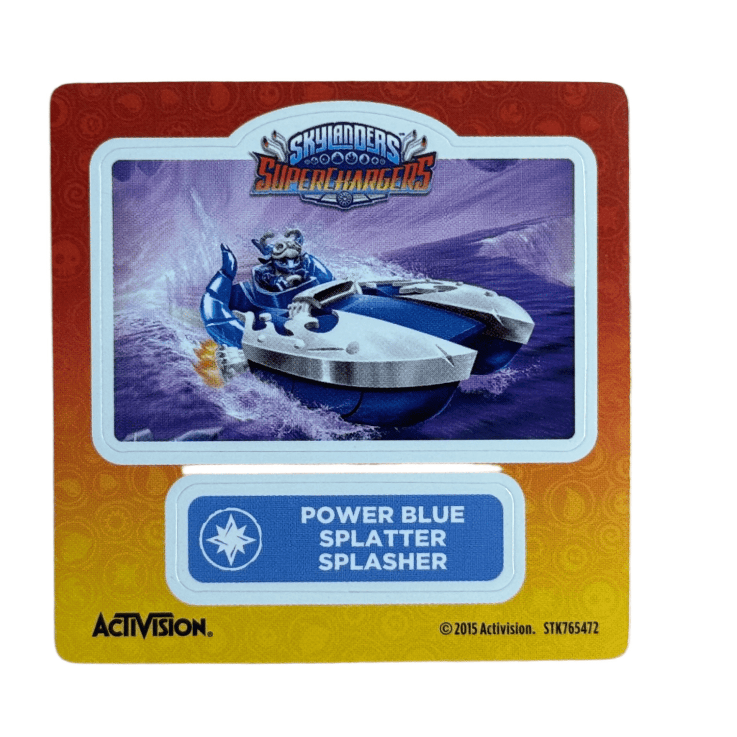 Splatter Splasher (Power Blue) (Sticker Sheet) - Nick Nack's Full Frontal Attack
