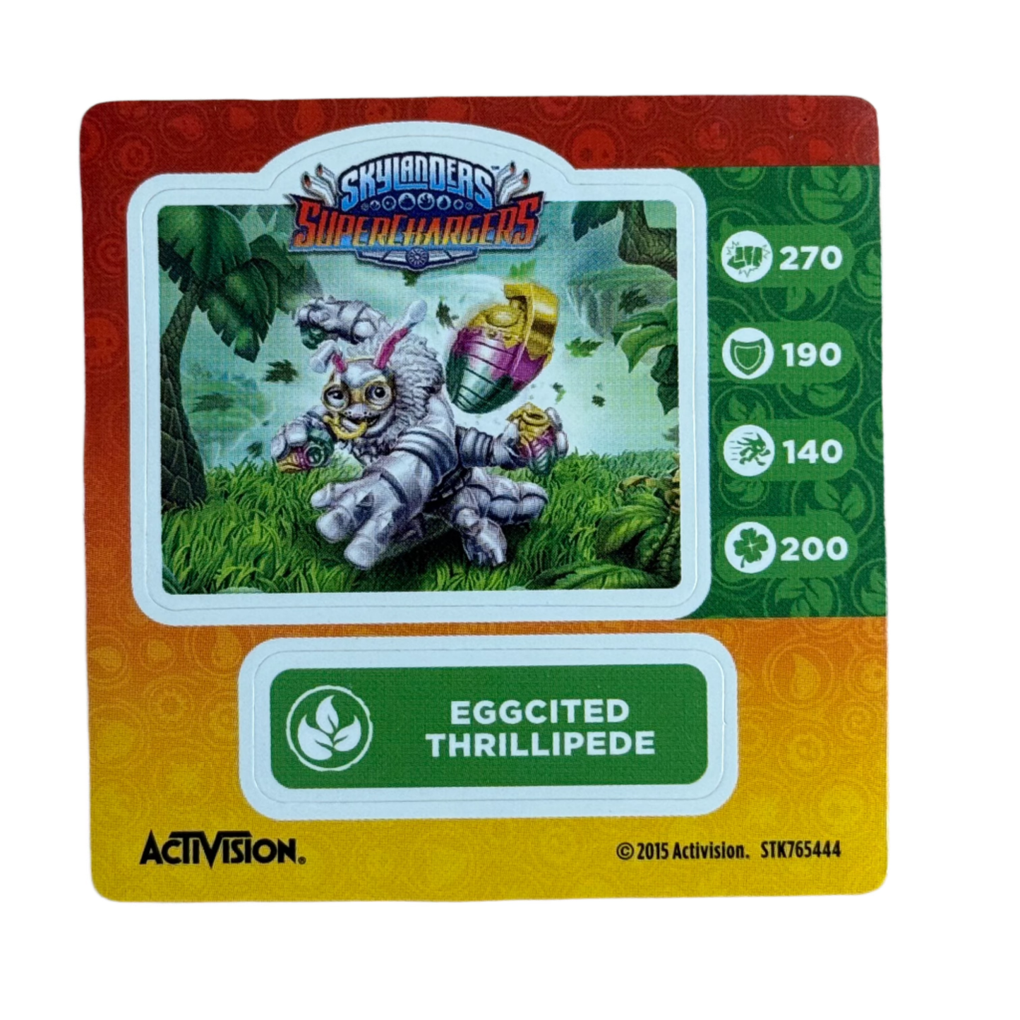 Thrillipede (Eggcited) (Sticker Sheet) - Nick Nack's Full Frontal Attack