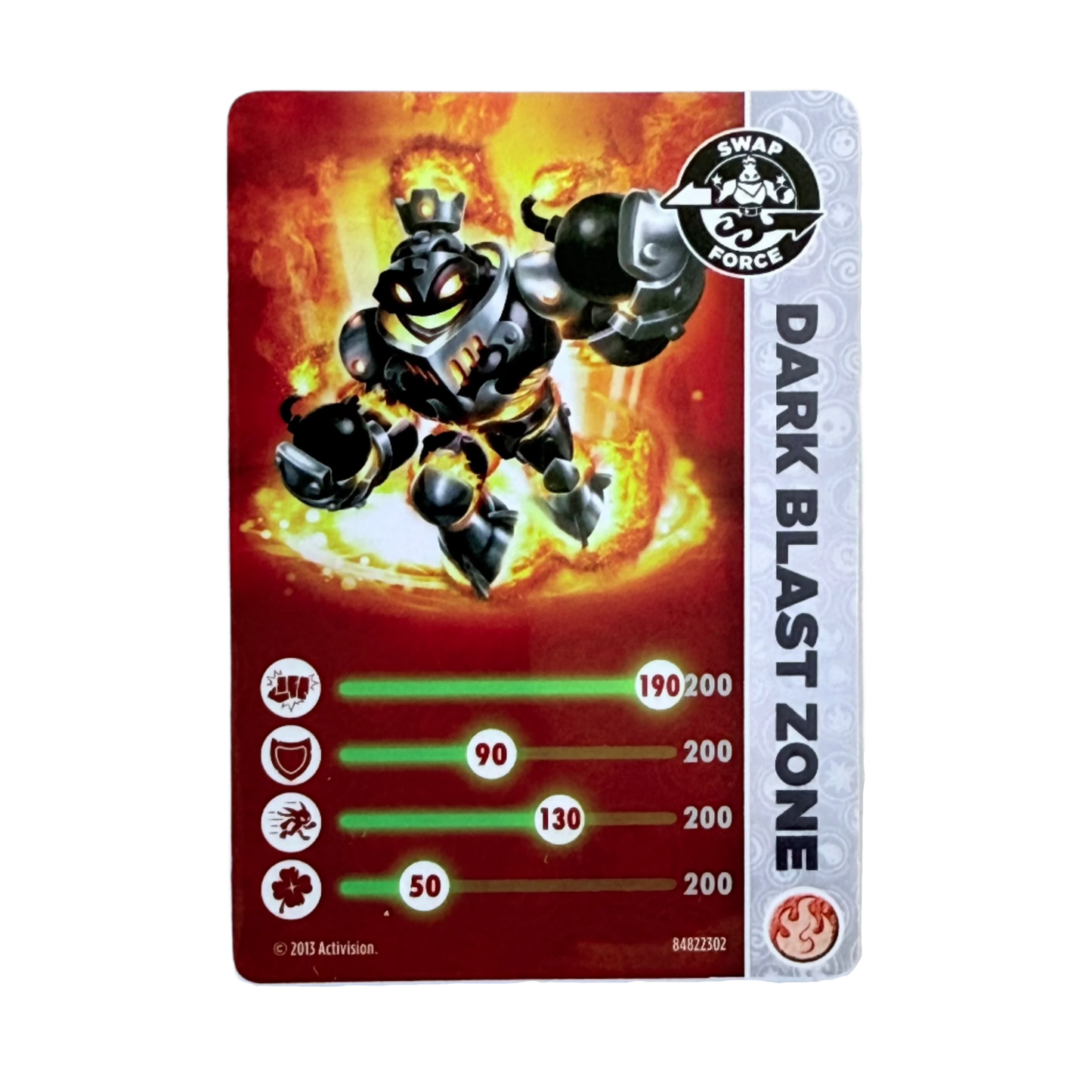 Blast Zone (Dark) (Stat Card) - Nick Nack's Full Frontal Attack