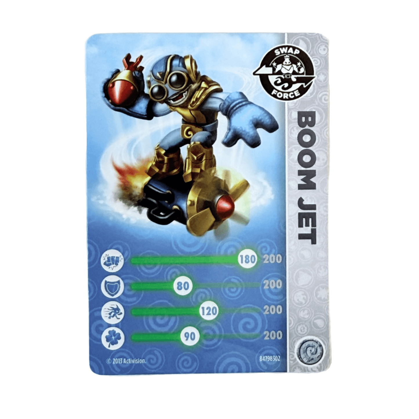 Boom Jet (Stat Card) - Nick Nack's Full Frontal Attack