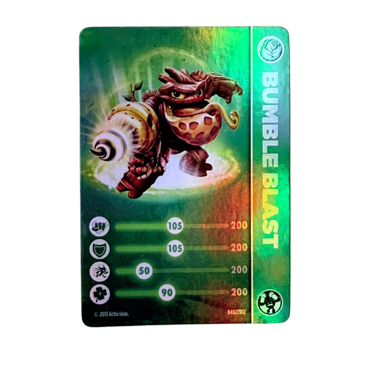 Bumble Blast (LightCore) (Stat Card) - Nick Nack's Full Frontal Attack