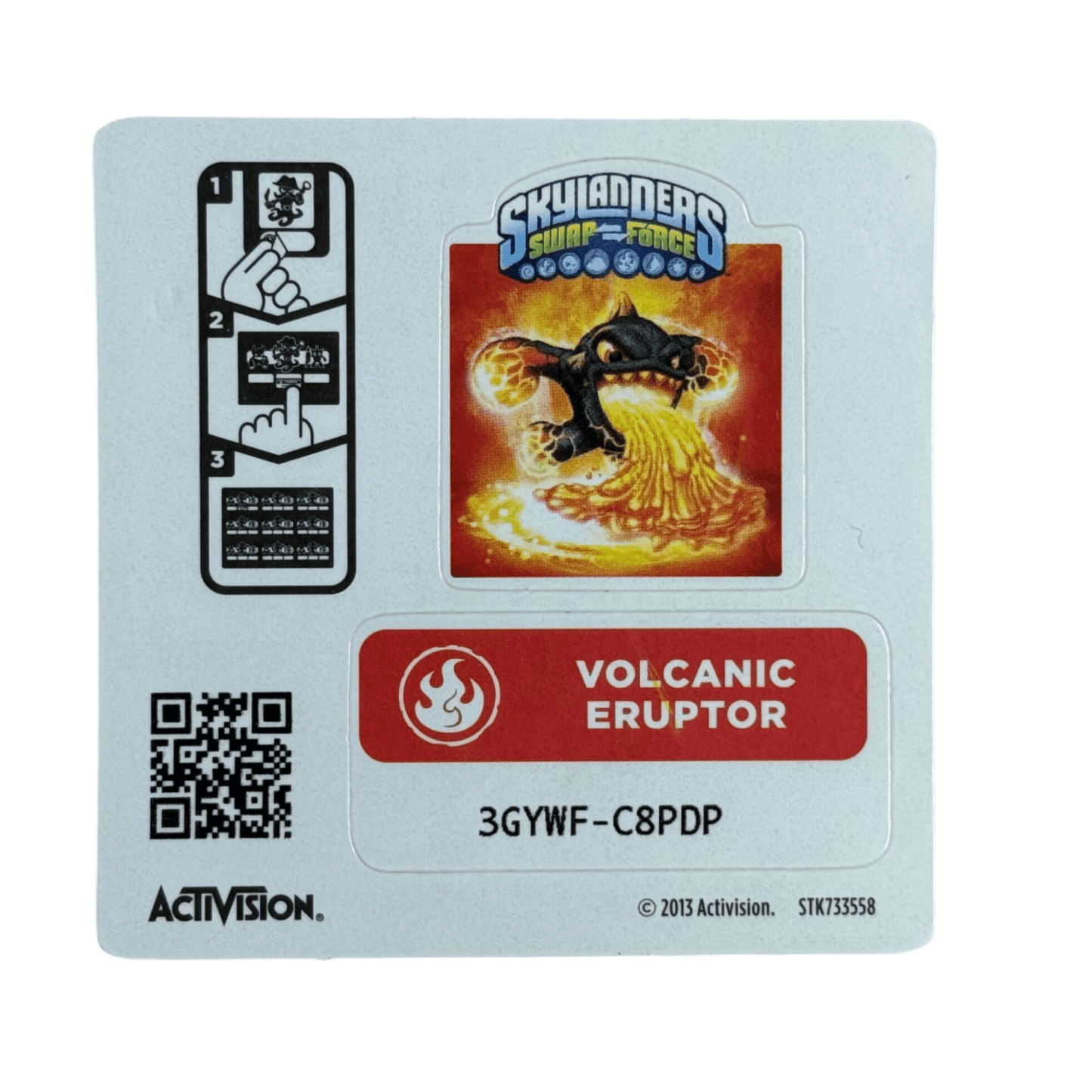 Eruptor (Volcanic) (Sticker Sheet) - Nick Nack's Full Frontal Attack