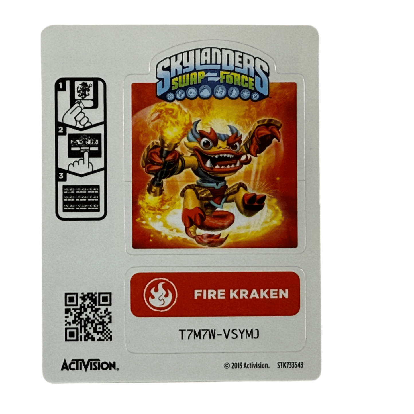 Fire Kraken (Sticker Sheet) - Nick Nack's Full Frontal Attack