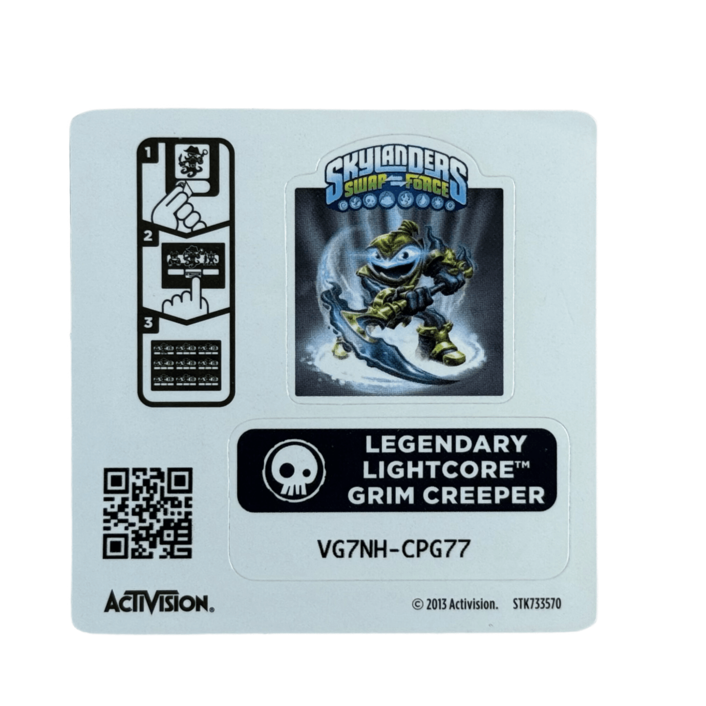 Grim Creeper (LightCore, Legendary) (Sticker Sheet) - Nick Nack's Full Frontal Attack