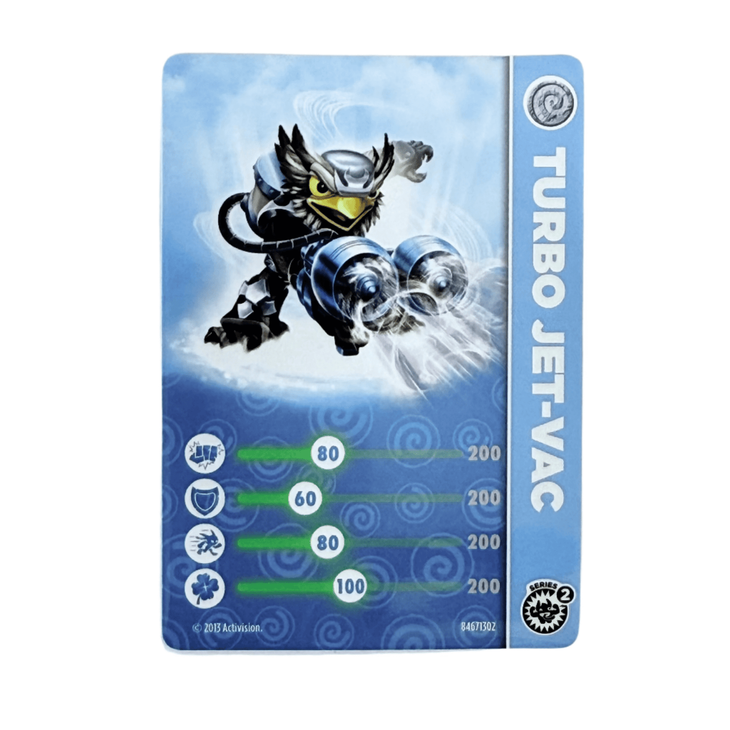 Jet-Vac (Series 2) (Stat Card) - Nick Nack's Full Frontal Attack