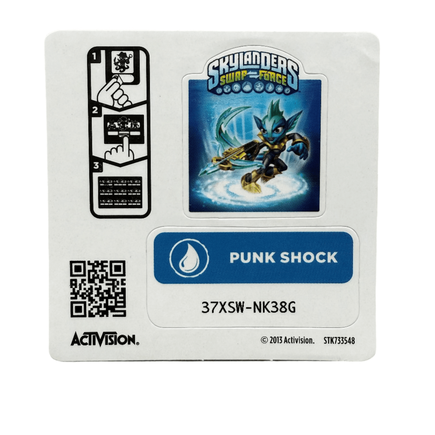 Punk Shock (Series 1) (Sticker Sheet) - Nick Nack's Full Frontal Attack