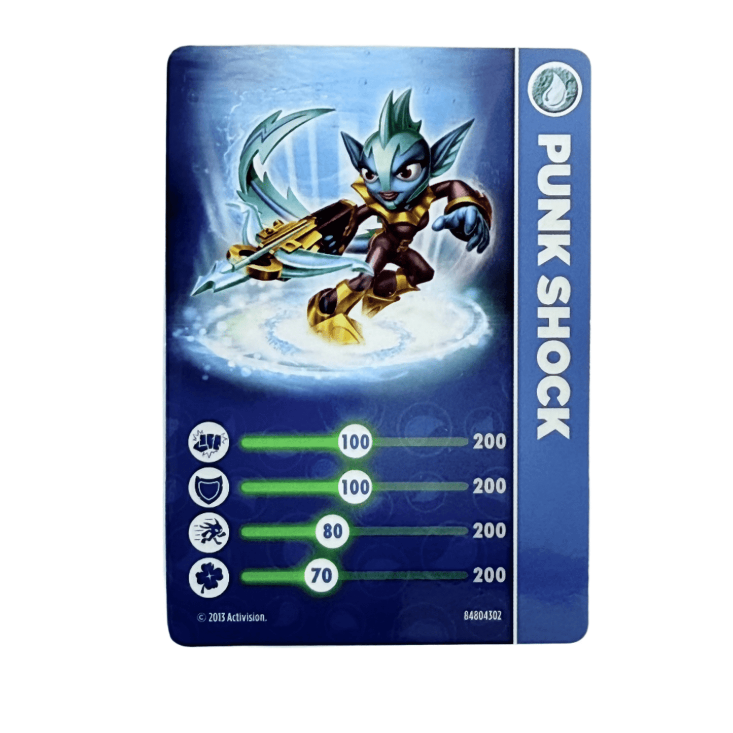Punk Shock (Series 1) (Stat Card) - Nick Nack's Full Frontal Attack
