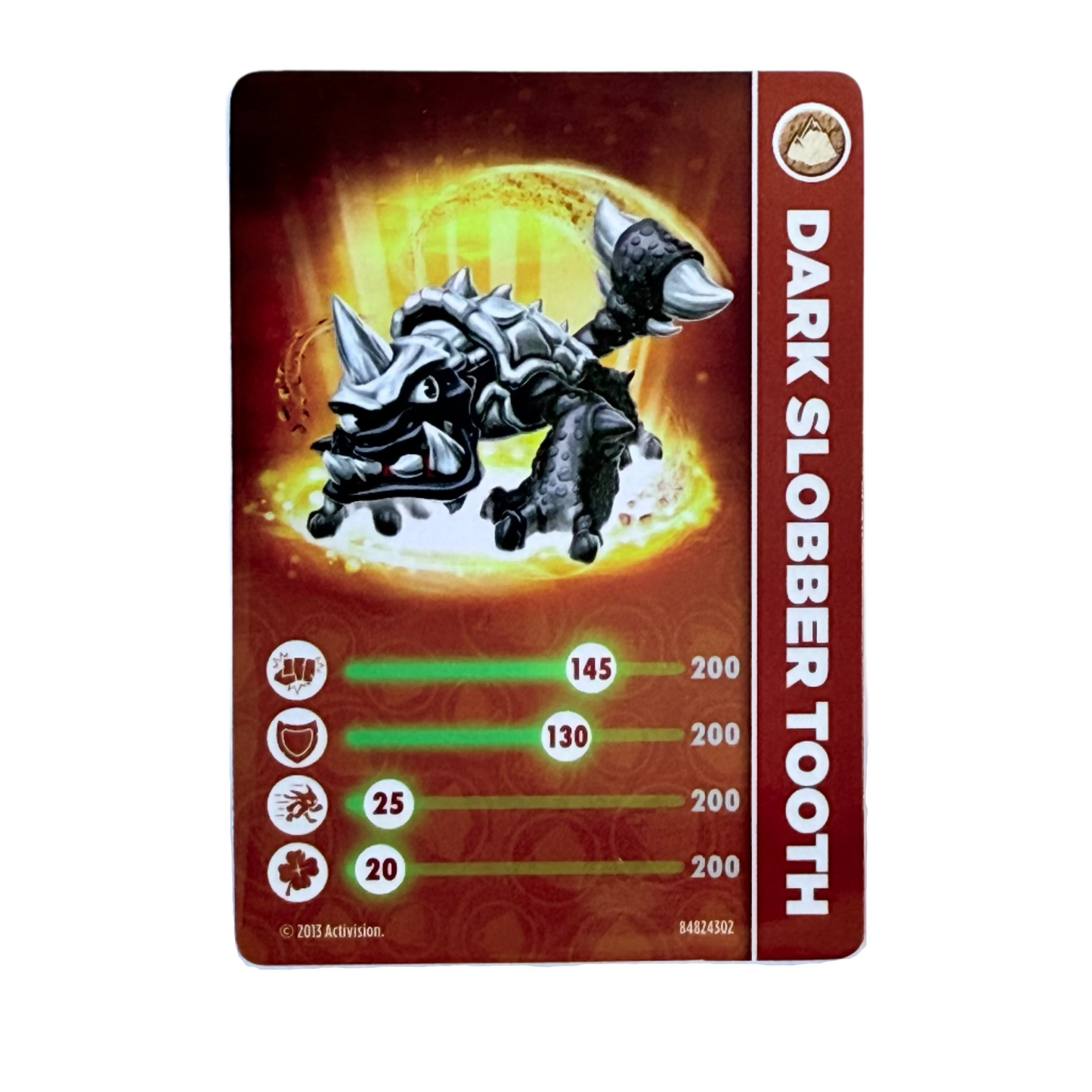 Slobber Tooth (Dark) (Stat Card)