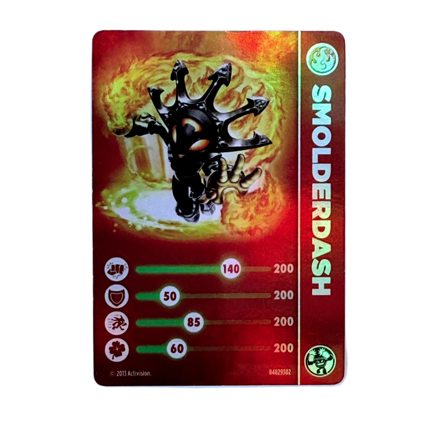 Smolderdash (LightCore) (Stat Card) - Nick Nack's Full Frontal Attack