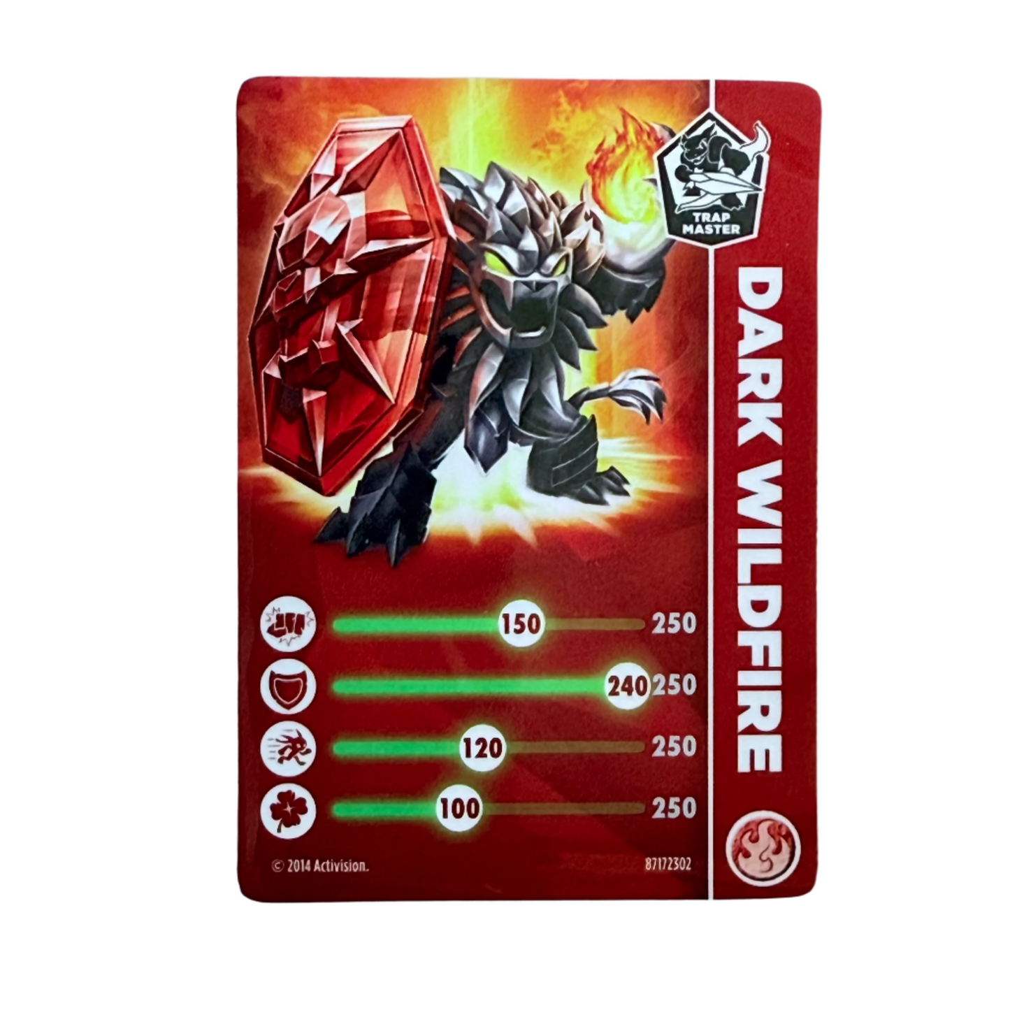Wildfire (Dark) (Stat Card) - Nick Nack's Full Frontal Attack