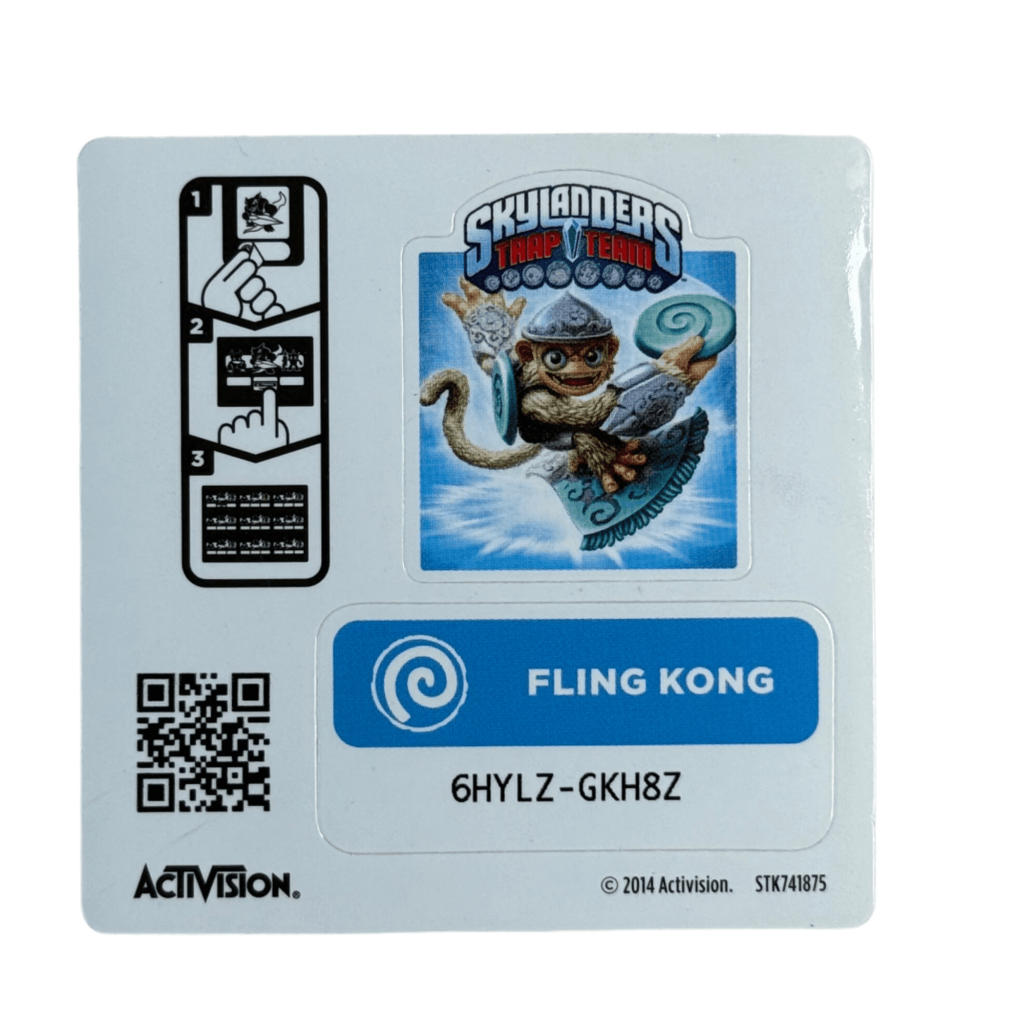 Fling Kong (Series 1) (Sticker Sheet) - Nick Nack's Full Frontal Attack