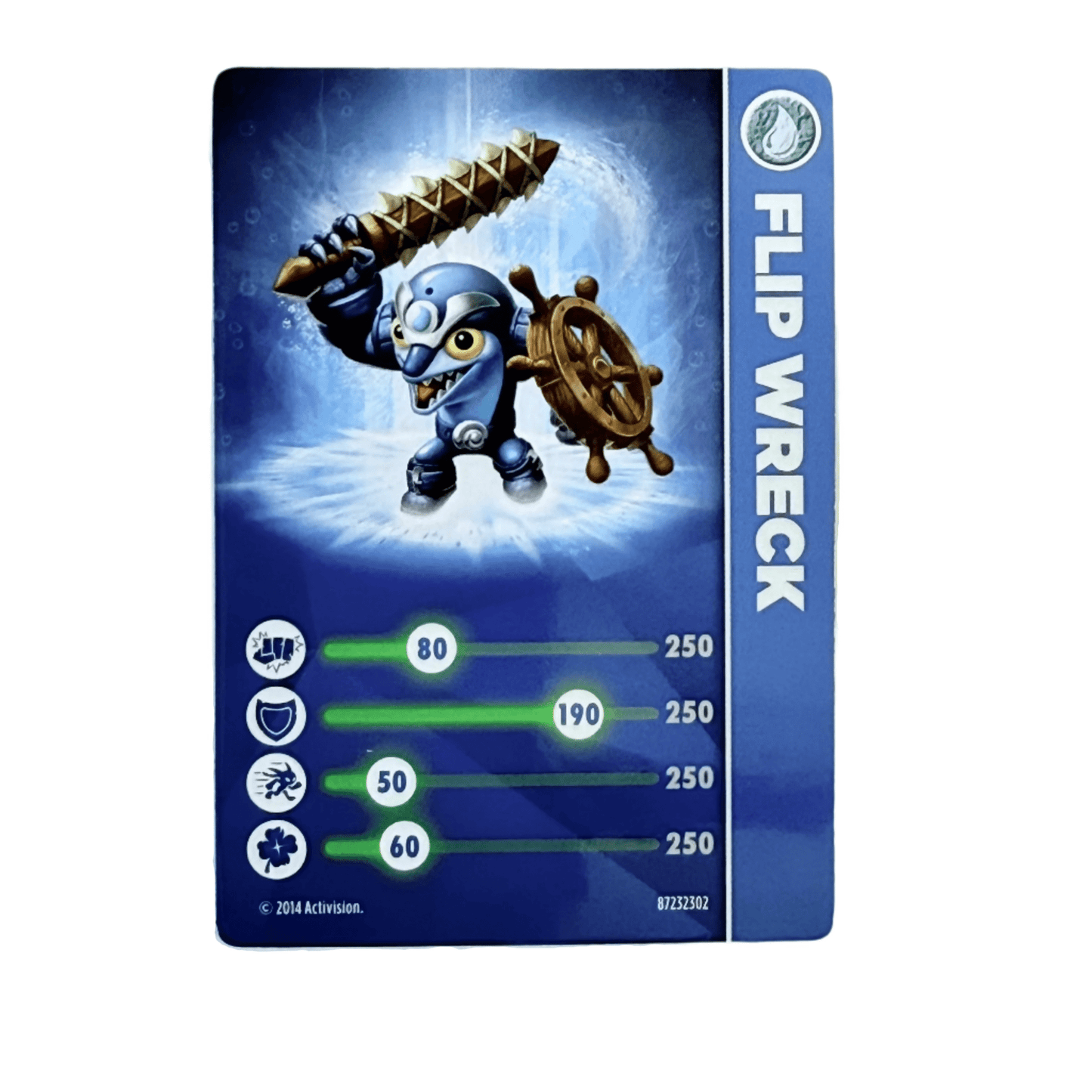 Flip Wreck (Series 1) (Stat Card) - Nick Nack's Full Frontal Attack