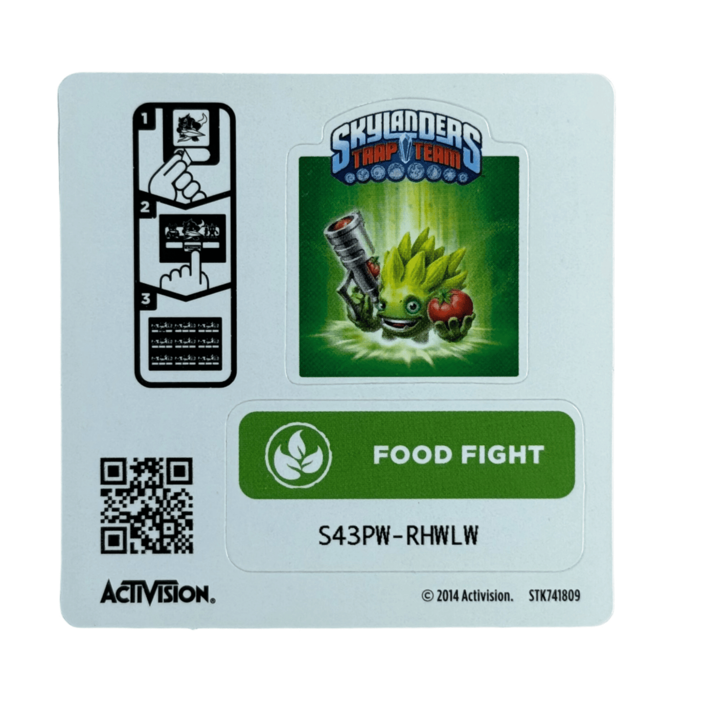 Food Fight (Series 1) (Sticker Sheet) - Nick Nack's Full Frontal Attack