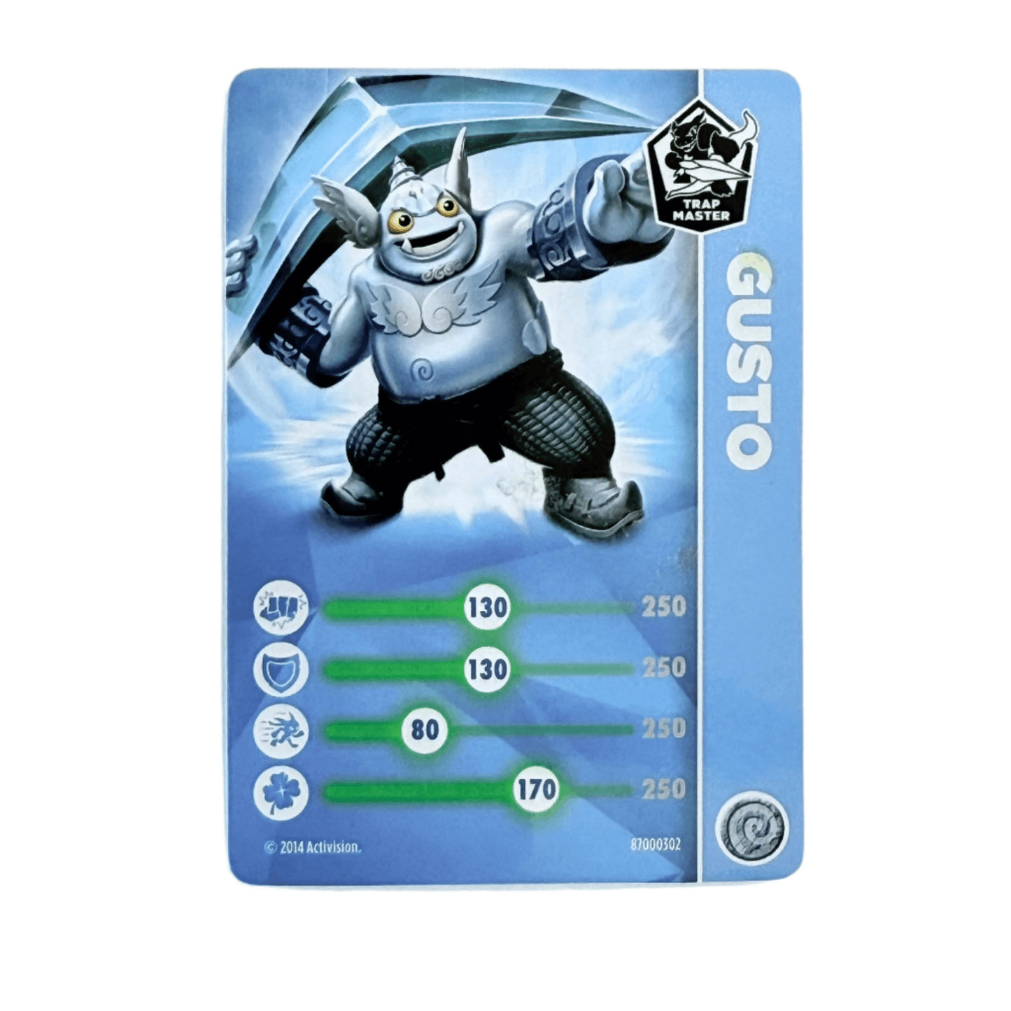 Gusto (Stat Card) - Nick Nack's Full Frontal Attack