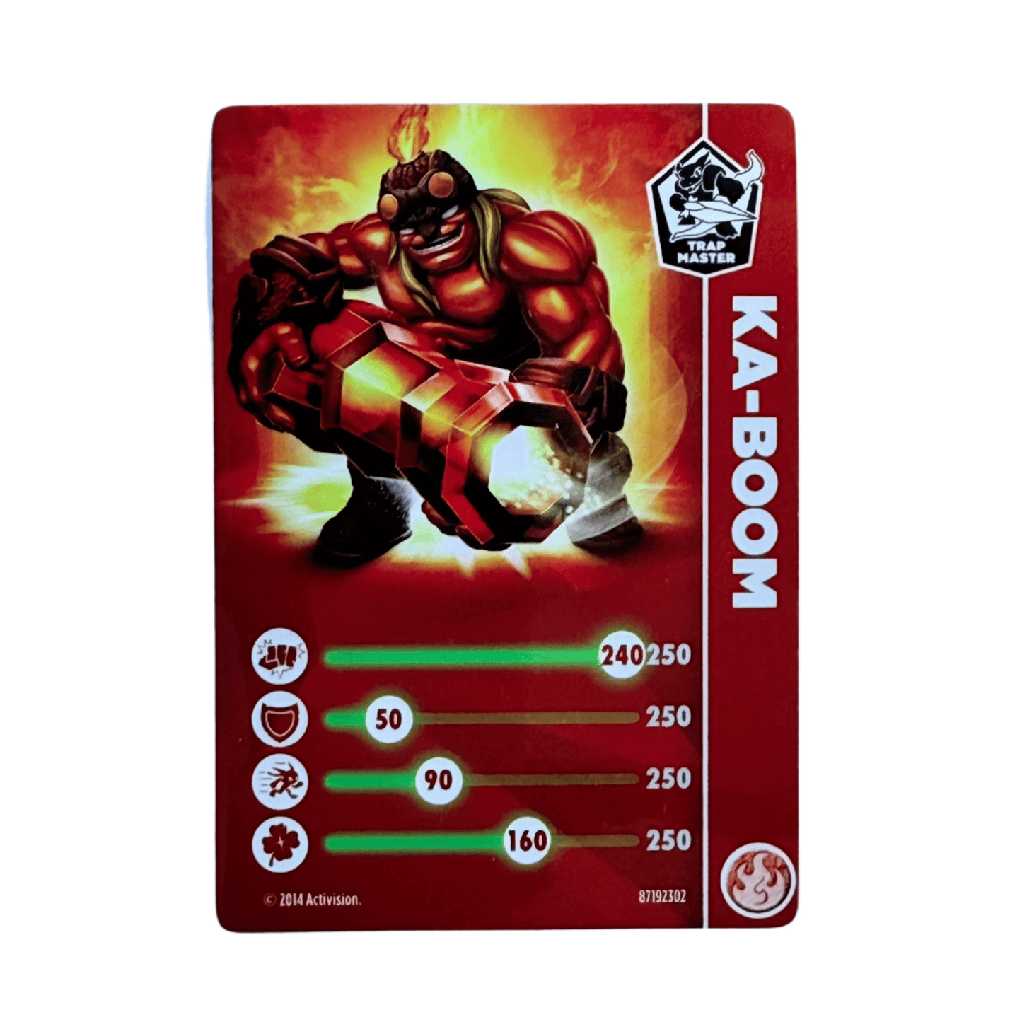 Ka-Boom (Stat Card) - Nick Nack's Full Frontal Attack