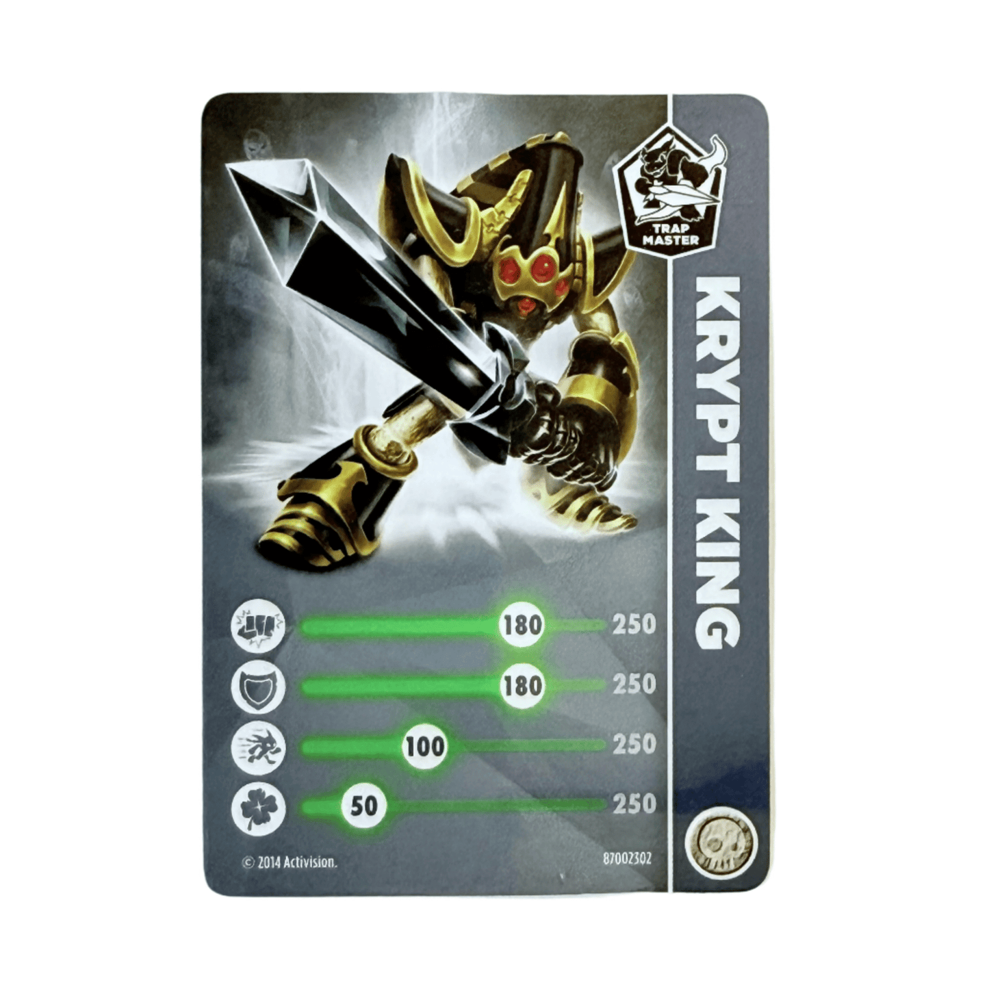 Krypt King (Stat Card) - Nick Nack's Full Frontal Attack