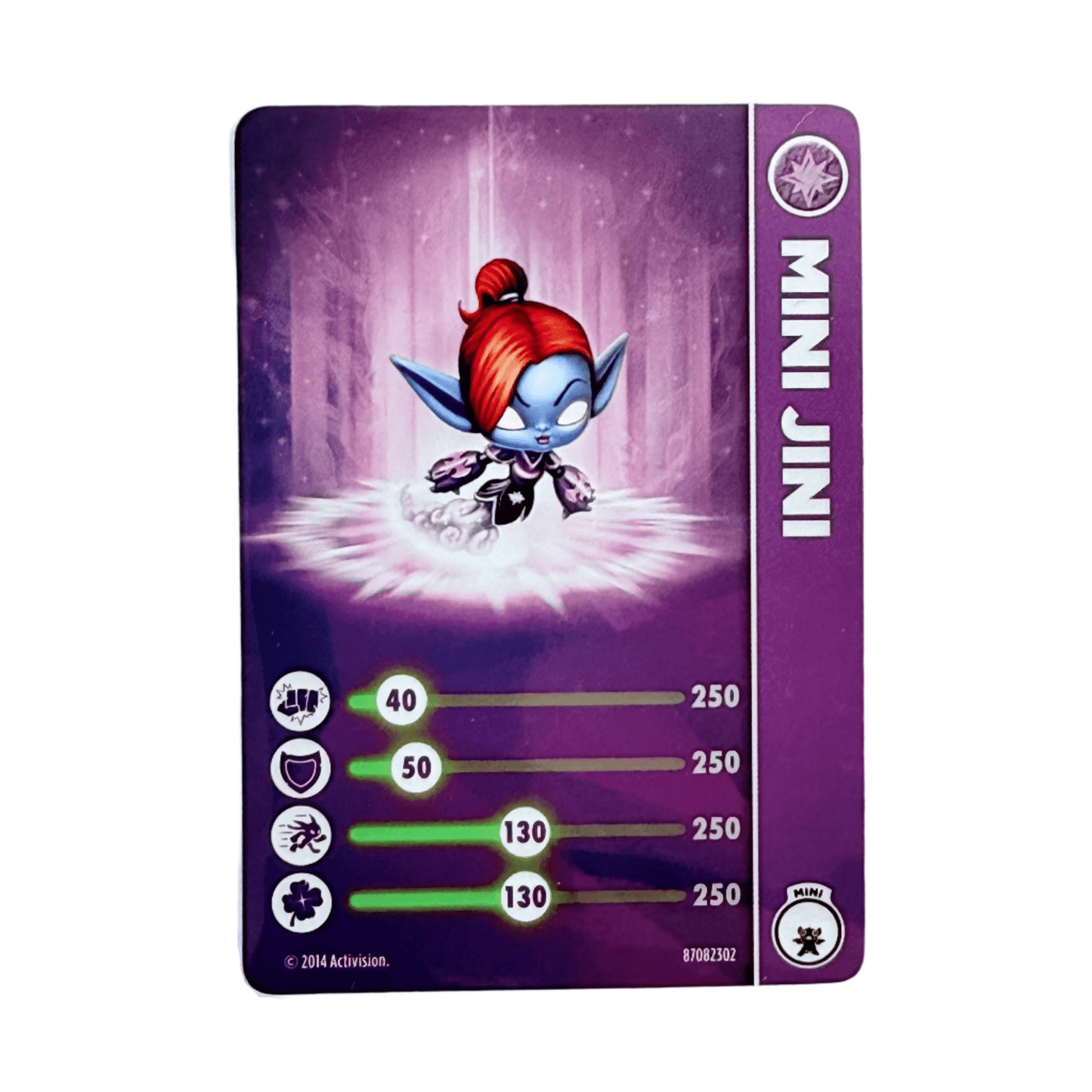 Mini Jini (Mini) (Stat Card) - Nick Nack's Full Frontal Attack