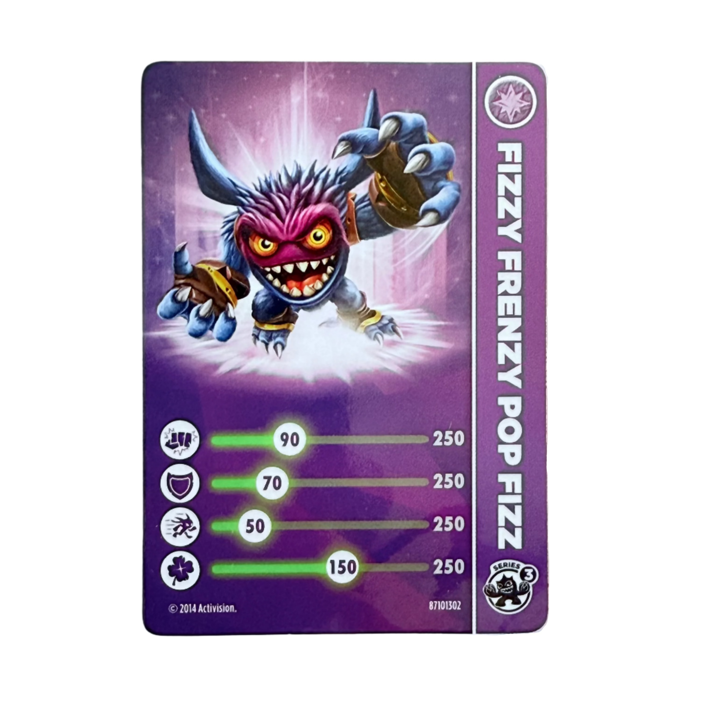 Pop Fizz (Series 3) (Stat Card) - Nick Nack's Full Frontal Attack