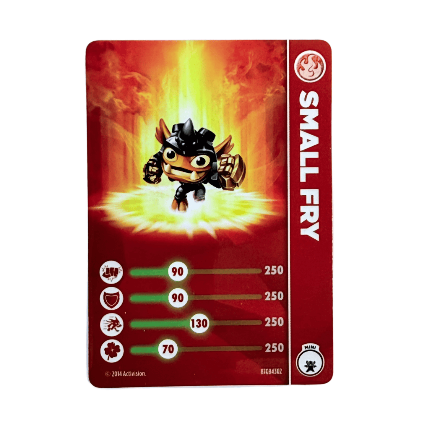 Small Fry (Mini) (Stat Card) - Nick Nack's Full Frontal Attack