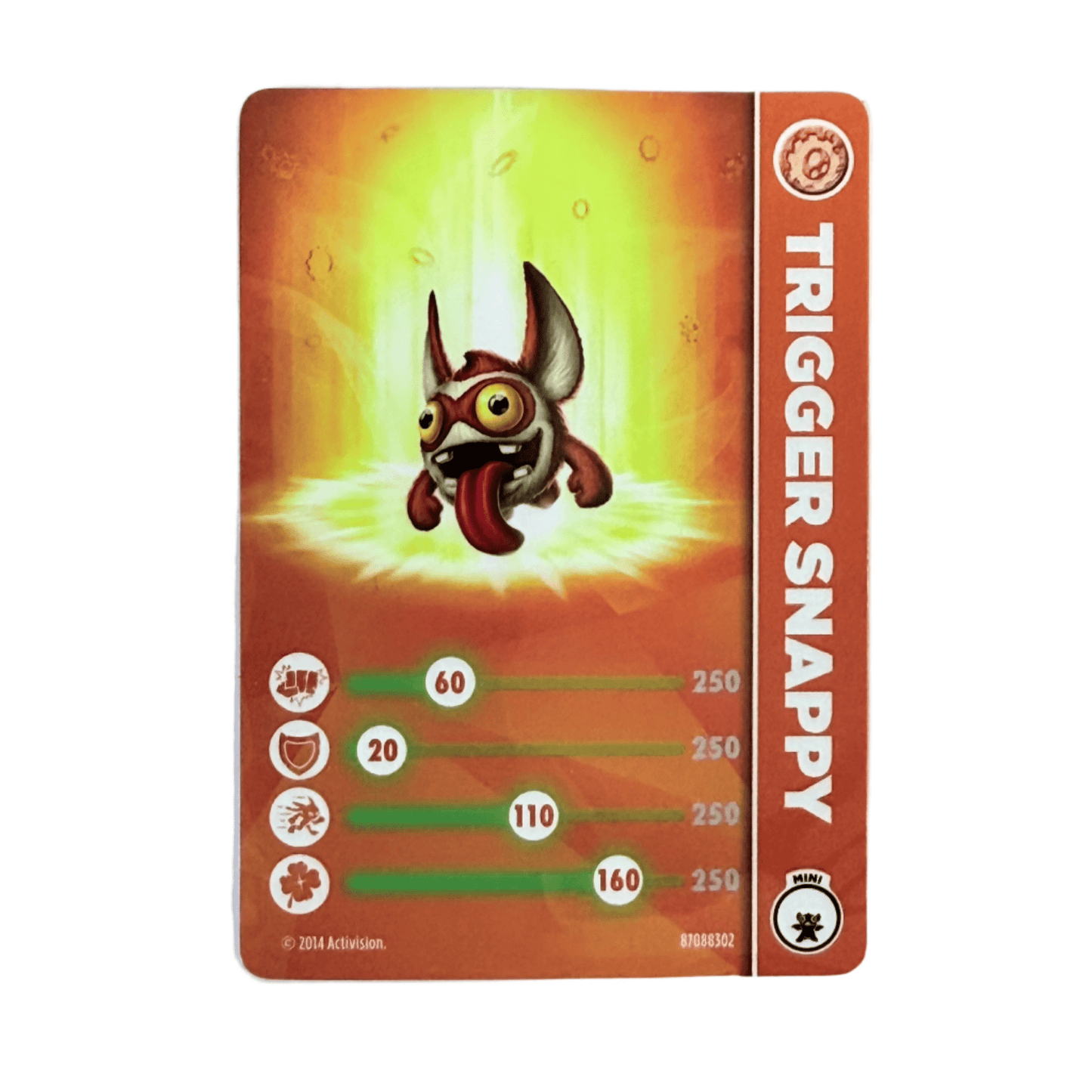 Trigger Snappy (Mini) (Stat Card) - Nick Nack's Full Frontal Attack