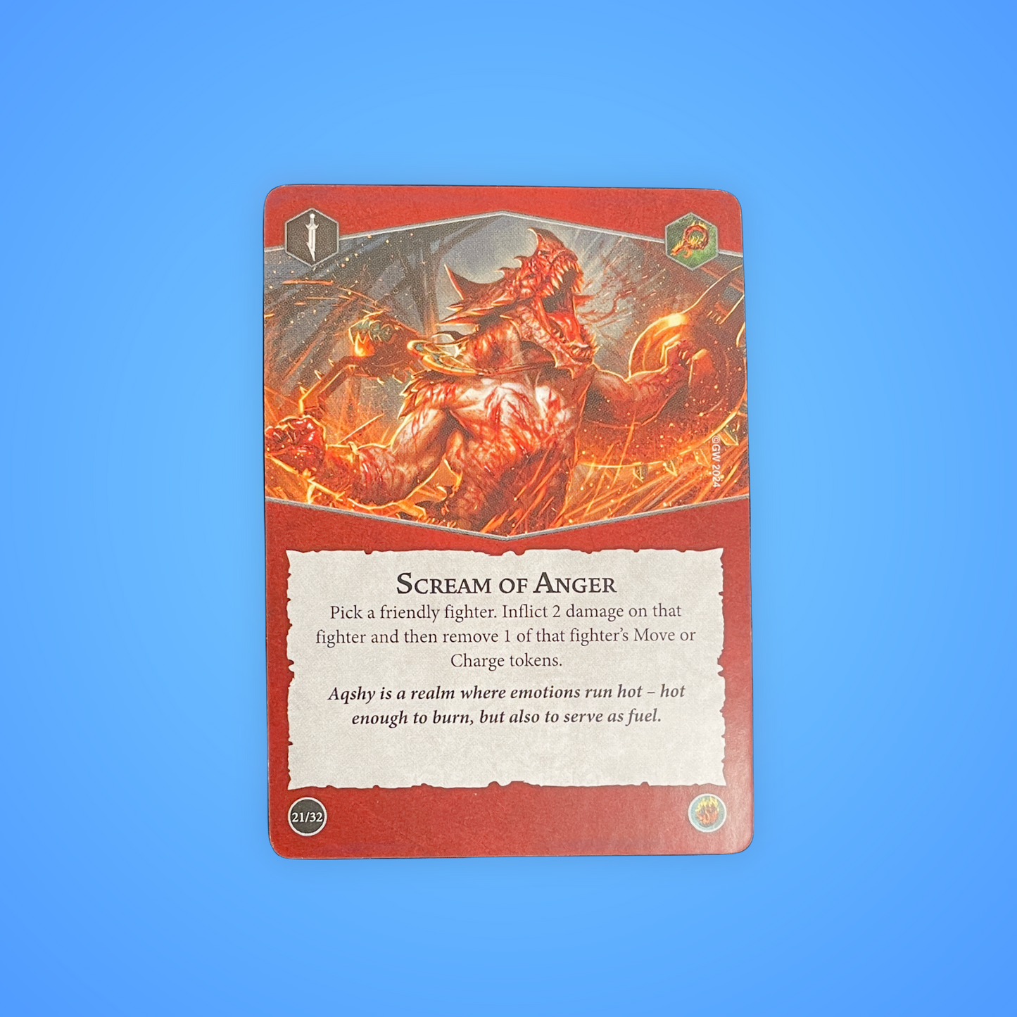 Scream of Anger (Warhammer Underworlds Card)