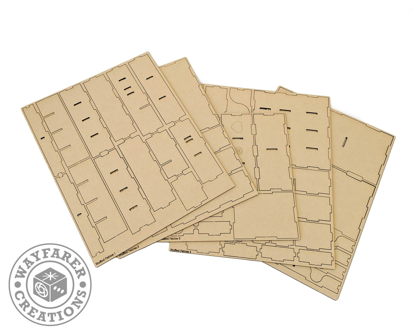 Stuffed Fables Board Game Organizer Insert - Nick Nack's Full Frontal Attack