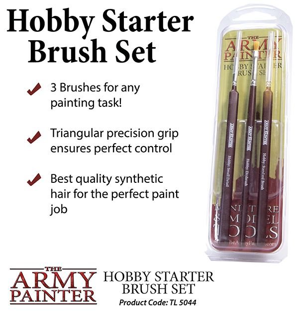 Hobby Starter Brush Set - The Army Painter - Nick Nack's Full Frontal Attack