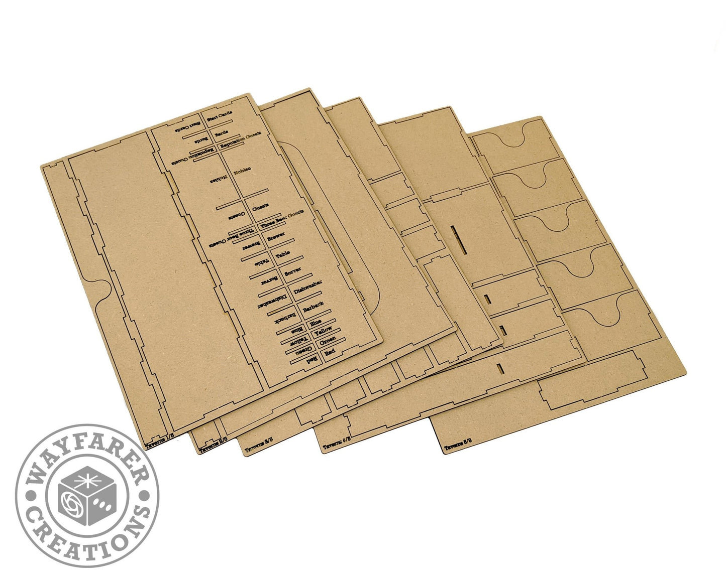 Taverns of Tiefenthal Board Game Organizer Insert - Nick Nack's Full Frontal Attack
