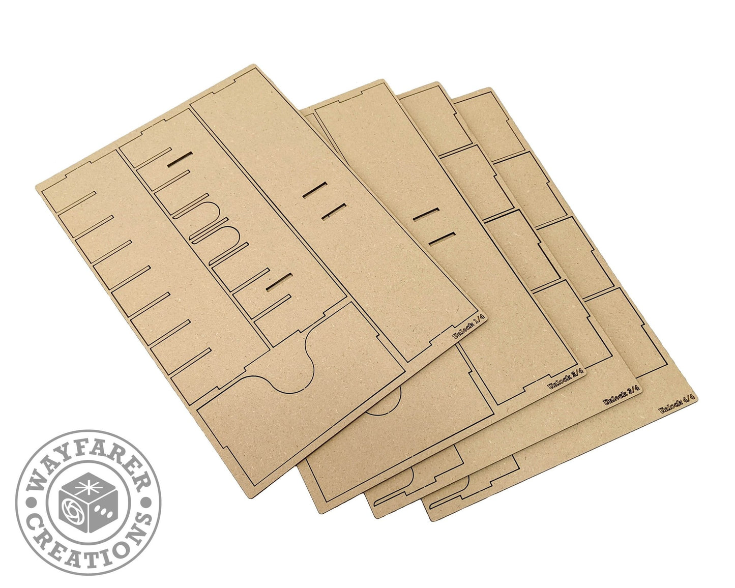 Unlock! Board Game Organizer Insert - Nick Nack's Full Frontal Attack