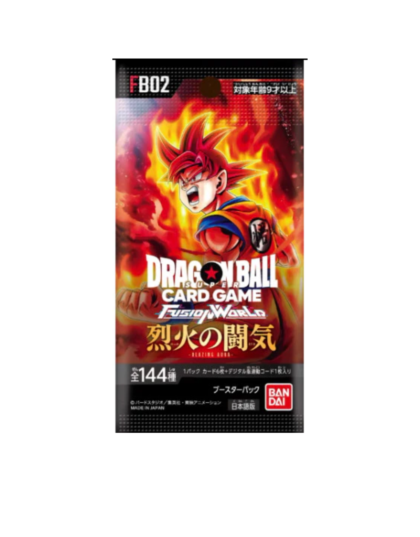 (Japanese) Dragon Ball Super Fusion World TCG: Blazing Aura FB02 Booster Box - Nick Nack's Full Frontal Attack