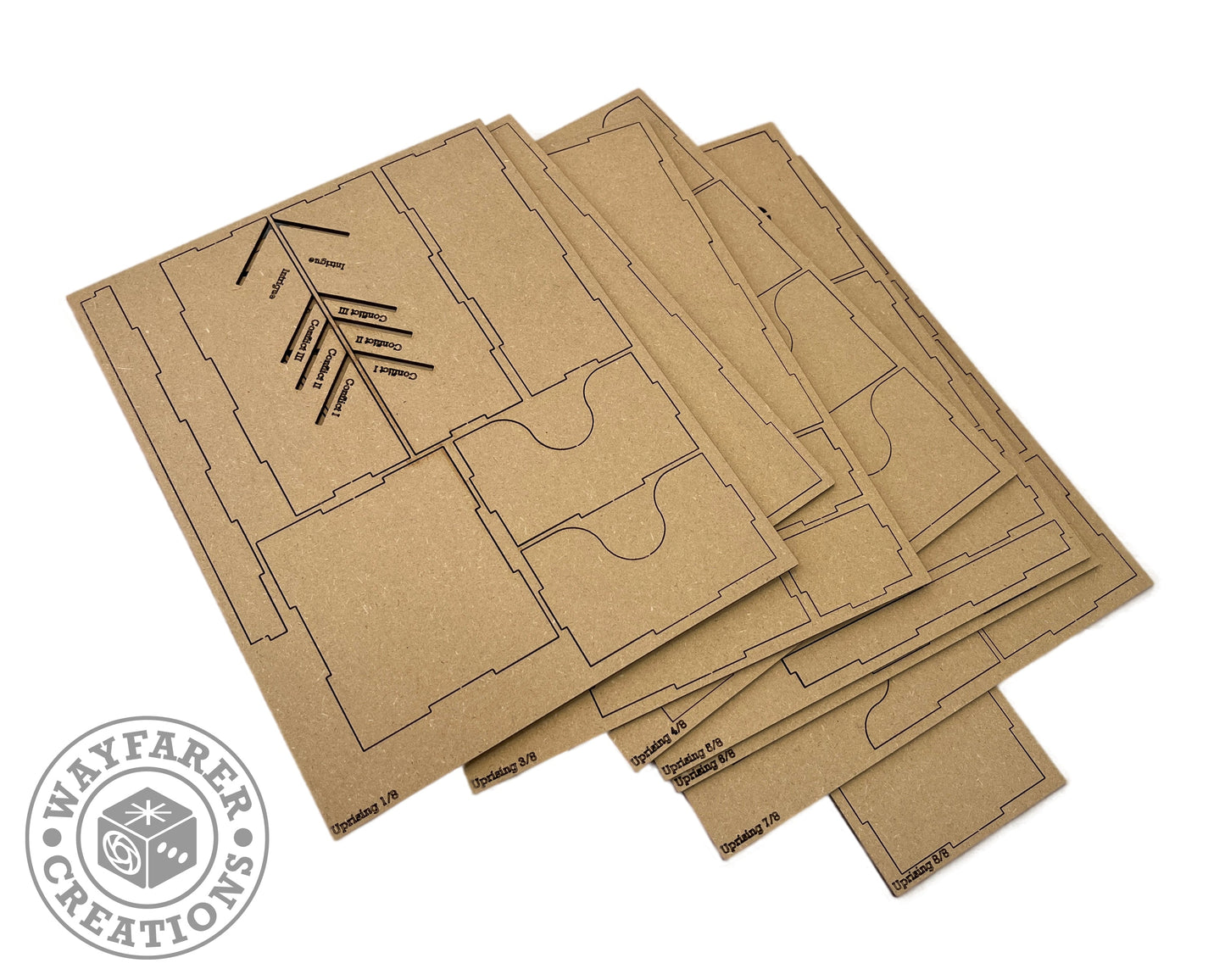 Dune Imperium Uprising Board Game Organizer Insert